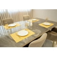 thumbnail image 3 of Placemat Set-Washable Place Mats for Parties, Elegant Table Mats for Kitchen Table, Set of 4 Dining Table Placemats, Heat-Resistant Cloth Placemats for Indoor and Outdoor,13x19-Yellow, 3 of 6