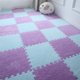 thumbnail image 1 of Alfombra de piso con costura cuadrada para dormitorio de niña, lavable, de corte princesa, para mesita de noche, de gamuza, de gran área, 1 of 6