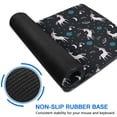 thumbnail image 6 of Long Mouse Pads for Desk,Black Cartoon Unicorn Moon Star Pattern Desk Mats on Top Of Desks, Desk Mouse Pad Extra Large with 3mm Non-Slip Base and Stitched Edge for Gaming,Office,Work,Home 31.5"x11.8", 6 of 6