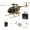 Desert Yellow - 1 Battery, variant on RC ERA C184 MD500 RC Helicopter with One Key Takeoff/Landing, 2.4G 4CH 6-Axis Gyro Single-propeller Aileronless Remote Control Helicopter with Altitude Hold & Optical Flow Positioning - RTF