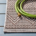 thumbnail image 5 of SAFAVIEH Courtyard Altan Geometric Indoor/Outdoor Area Rug, Grey/Brown, 8' x 10', 5 of 13