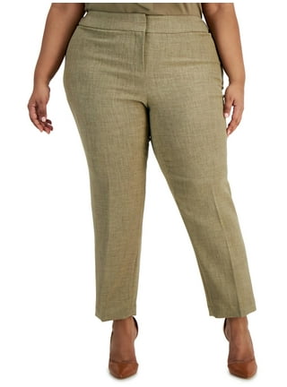 Kasper Women's Elastic Back Pant W/Side Slits (Unlined - ShopStyle