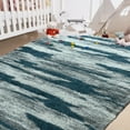thumbnail image 5 of Wondo 4x6 Feet Area Rugs for Living Room Bedroom, Blue Soft Fluffy Shaggy Bedside Carpet, Machine Washable Indoor Floor Rug for Kids Home Decor Aesthetic, 5 of 8