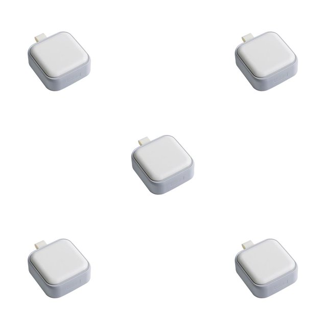 Advancent Pastillero de 4 rejillas, estuche de almacenamiento para tableta, organizador divisor de viaje portátil, contenedor de pastillas, blanco Type1 NO1 Advancent CBP170362