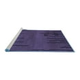 thumbnail image 2 of Ahgly Company Machine Washable Indoor Rectangle Abstract Blue Modern Area Rugs, 2' x 3', 2 of 4