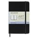 thumbnail image 1 of Cuaderno de bocetos Moleskine Art, tapa dura, bolsillo, 80 páginas, color negro, 1 of 2