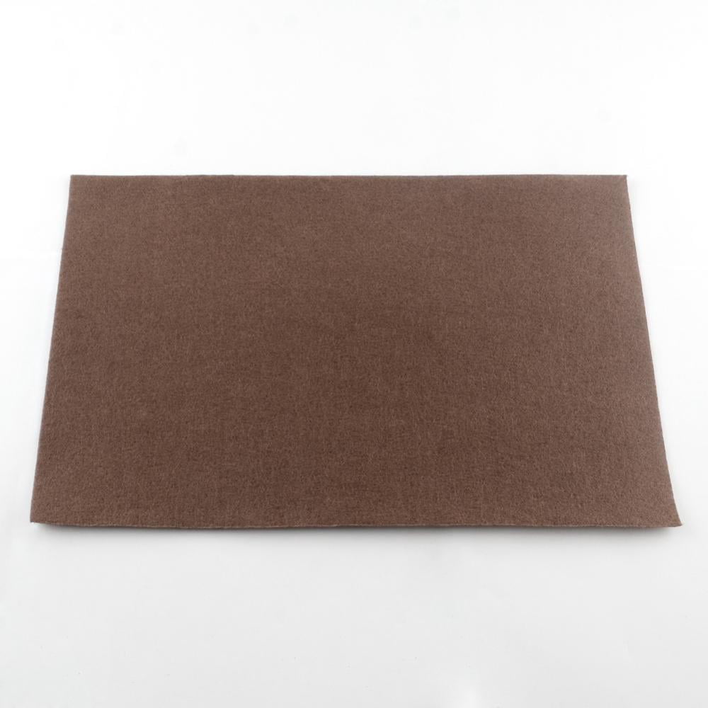Non Woven Fabric Embroidery Needle Felt for DIY Crafts Square Camel 298~300x298~300x1mm about 50pcs/bag