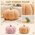 thumbnail image 2 of Pumpkin Throw Pillow | Soft Plush Halloween Pumpkin Decor | Fall Decor for Home | Colorful Seasonal Home Decor for Couch and Living Room, 2 of 8