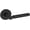 Satin Black, variant on Baldwin 5161190PRIV 5161 Privacy Door Lever Set - Black