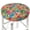 12 inch, variant on Picia Peacock Feathers And Flowers pattern Round Stool Covers Comfy Seat Covers Stretch Removable WashableChair Slipcover Round Bar Chair Cushion Cover-12 inch