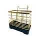 thumbnail image 2 of Soporte de pared de hierro para utensilios de cocina | Organizador de cubiertos de bronce con espacio para cucharas, cuchillos, tenedores y palillos | Estante multifuncional para espátulas y, 2 of 6