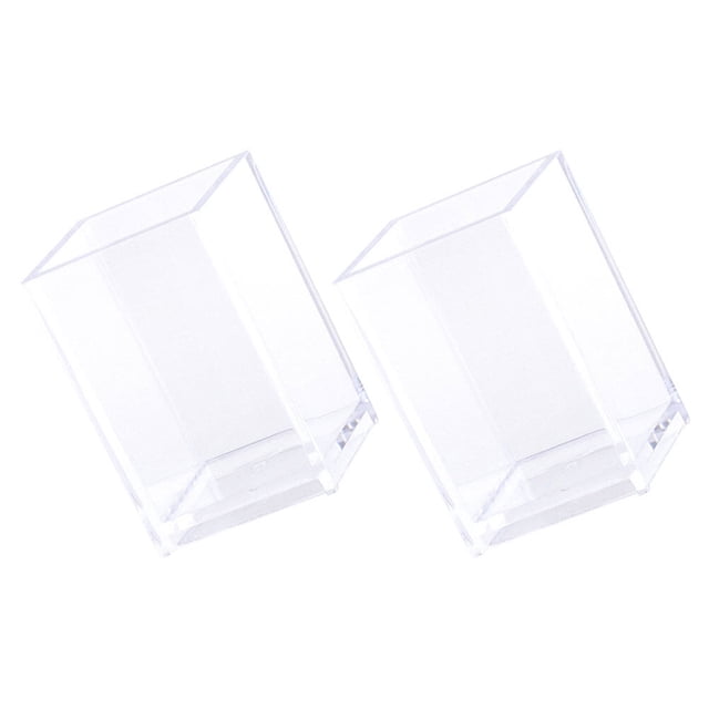 unbranded 2Ud Organizadores Transparentes Para Escritorio Hogar Soporte Resistente Para Bolígrafos Y Papelería