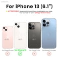 thumbnail image 2 of Funda de teléfono ORNARTO compatible con iPhone 13 6.1 - Midnight, 2 of 6