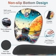 thumbnail image 5 of Large Anime Mouse Pad with Wrist Support 4 in1 Set, XXL Big Game Mousepad + Keyboard Wrist Rest+Mouse Wrist Rest Pad +Coaster Gaming Mat for Home Office Computer Boy Man I Strange Planet Space Scene, 5 of 15