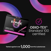 Kotex Click Compact Tampons, Super Plus, Unscented, 45 Count