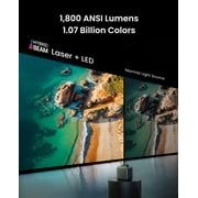 NEBULA Cosmos 4K SE Smart Projector, 4K High-Brightness with Dolby Vision, 200 Screen, 1,800 ANSI Lumens, HybridBeam,