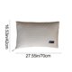 thumbnail image 3 of Núcleo de almohada para el hogar | Costuras reforzadas de poliéster de grado hotelero | Soporte transpirable | Diseño de flancos blandos y cómodos | 1 Almohada | 42×70cm | Blanco Gris Rosa, 3 of 7