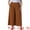 Brown, variant on Women's Plus Palazzo Pants Wide Leg with Pockets Summer Pants 5X Black