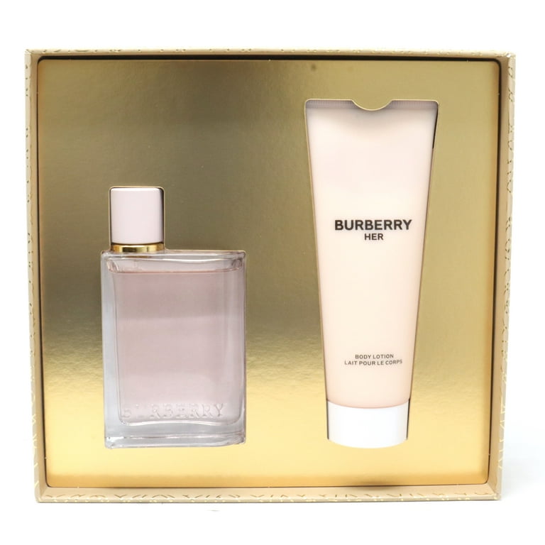Burberry 香水とボディローション セット Burberry Her 1.6 Eau De Parfum Spray by Burberry Gift Set for