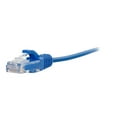 thumbnail image 3 of C2G 4ft Cat6 Ethernet Cable - Slim - Snagless Unshielded (UTP) - Blue - Patch cable - RJ-45 (M) to RJ-45 (M) - 1.22 m - UTP - CAT 6 - molded, snagless - blue, 3 of 3