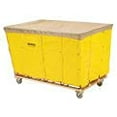thumbnail image 4 of Global Industrial Vinyl Basket Bulk Truck, 16 Bushel, Yellow, 4 of 4