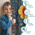 thumbnail image 3 of Blackout Kids Curtains,Pioneer Flower Childrens Insulated Curtains Set Of 2,Bedroom Essentials,Toddler Room Decor 42x63in(106x160cm), 3 of 4
