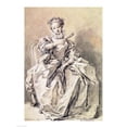 thumbnail image 2 of Woman in Spanish Costume Poster Print by Francois Boucher, 2 of 2