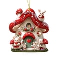 thumbnail image 3 of Cheapark Easter Pendant Acrylic Flat Cute Car Decoration Pendant, 3 of 8