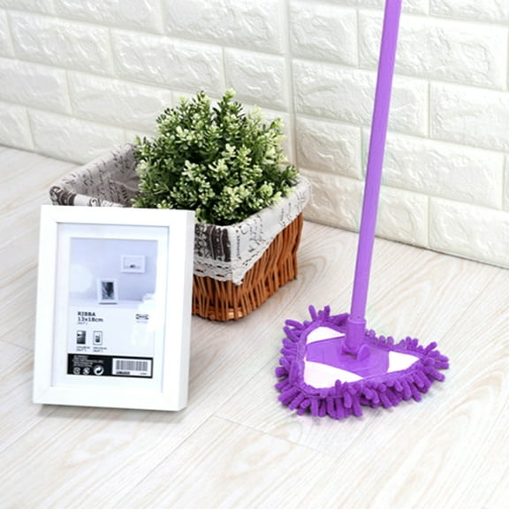 ZTOO Retractable Cleaning Mop, Mini Microfiber Mop, 180 Degree Rotatable Adjustable Triangle Cleaning Mop Tools, for Home Bathroom Floor