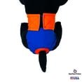 thumbnail image 4 of Barkertime Orange on Royal Blue Cat Diaper, 4 of 5