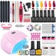 thumbnail image 2 of Juego de manicura con lámpara de uñas acrílica, secador de uñas, brocas, Kit de esmalte de Gel, juego de herramientas para manicura, 2 of 3