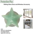 thumbnail image 5 of Protección Plus- Accesorio de puerta y ventana de vidrio deslizante efectivo para bloquear ventanas- Verde Protection Plus PP-1-GRN, 5 of 5
