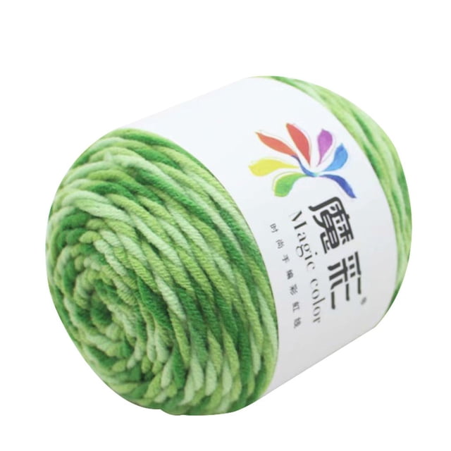 Hot Sale!Oimcto 5-Ply Rainbow Cotton Crocheted Yarn Diy Yarn Ball 11 Morning Flower,5 Strands of Rainbow Cotton Crochet Diy Sweater Scarf Line Cotton Wool Thread,Include:1X Ball of Yarn