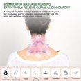 thumbnail image 4 of Masajeador de columna cervical de 6 cabezales Masajeador de hombros y cuello con calefacción inteligente, 4 of 5