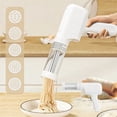 thumbnail image 3 of Stainless Steel Noodle Press Maker Tool,Handheld Automatic Pasta Dough Extruder Device,Durable Construction Effortless Noodle Forming Tool Device,Homemade Cooking Kitchen Preparation Equipment Device, 3 of 6