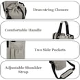 thumbnail image 4 of Water Bottle Holder with Strap, 32/40oz Insulation Water Bottle Carrier Bag with Phone Pocket, Water Bottle Sling Bag Crossbody Water Bottle Holder for Hiking Walking, 4 of 6