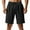Black, variant on Wyobmus Mens Sweat Shorts Quick Dry Gym Basketball Shorts Drawstrign Waist Workout Lounge Jogger Running Shorts S-3X Black