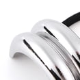 thumbnail image 2 of Corbata Metal para El Mujer Coleta Doble (plata), 2 of 4