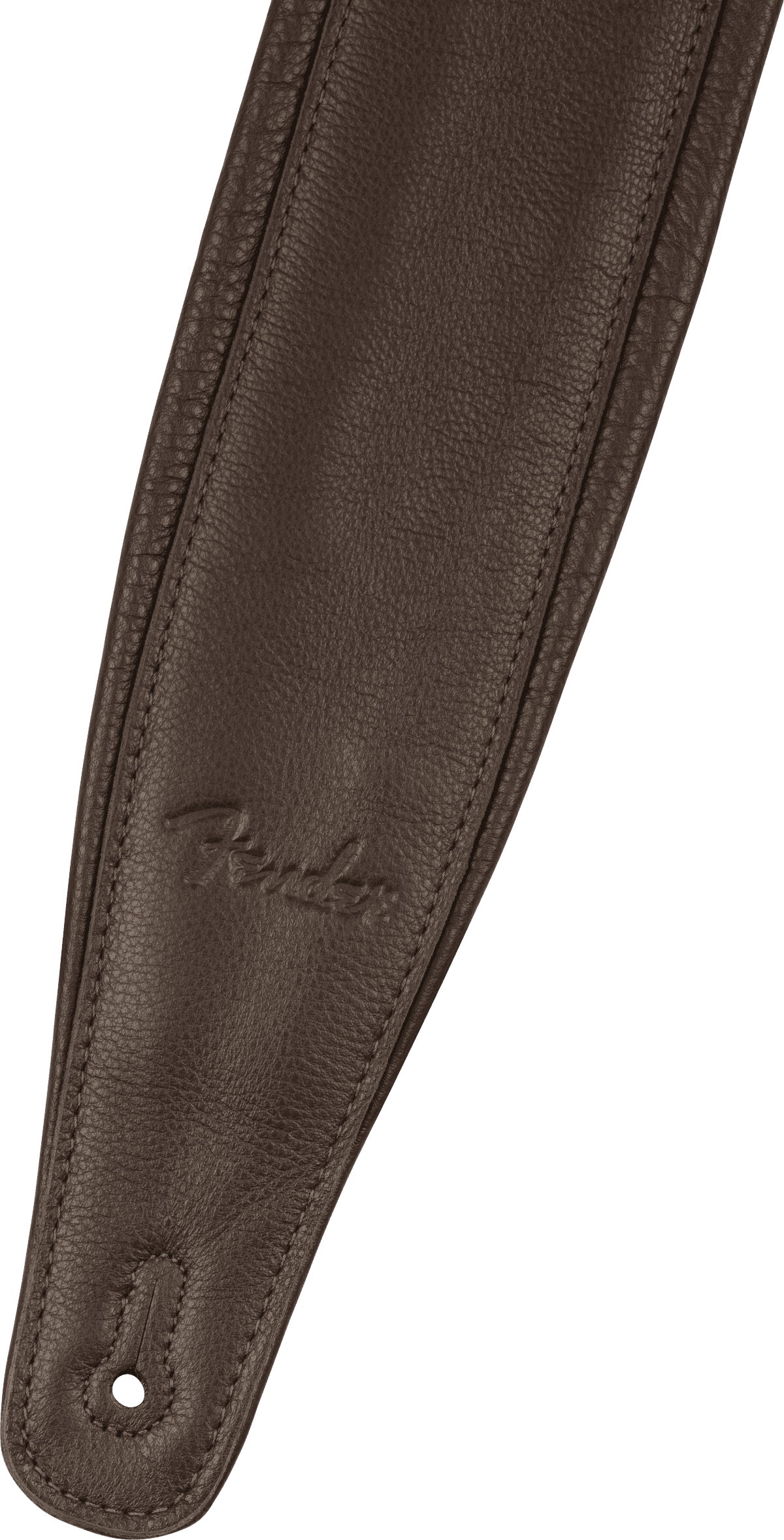 Fender Premium Leather 3.5" Guitar Strap, Brown