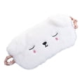 thumbnail image 1 of 3D Cute Silk and Plush Eye Mask with Adjustable Strap for Comfortable Sleep and Multiple Designs, 1 of 5