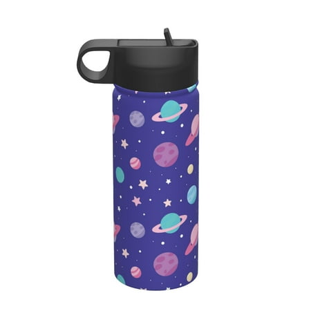 

Tideii Space for 18OZ Insulated Space Bottle Stainless Steel Water Cup with Straw Suitable for Outdoor Sports Unisex