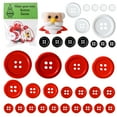 thumbnail image 4 of Gumesh 2 Pcs Santa Button Craft Kit - Christmas Ornament Supplies , Eco-Friendly Materials for Holiday Decorations, 4 of 8