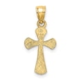 thumbnail image 4 of FB Jewels 14K Yellow Gold Cross Inside A Cross Solid Pendant, 4 of 4