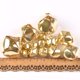 thumbnail image 5 of silver/golden Jingle Bells Christmas-craft Decoration hanging X,mas-tree cross iron wedding Home cp2683, 5 of 5