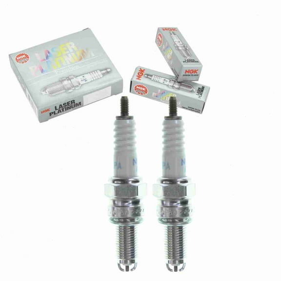 2 pc NGK 7785 Laser Platinum Spark Plugs for 92070-1254 Ignition Wire Secondary