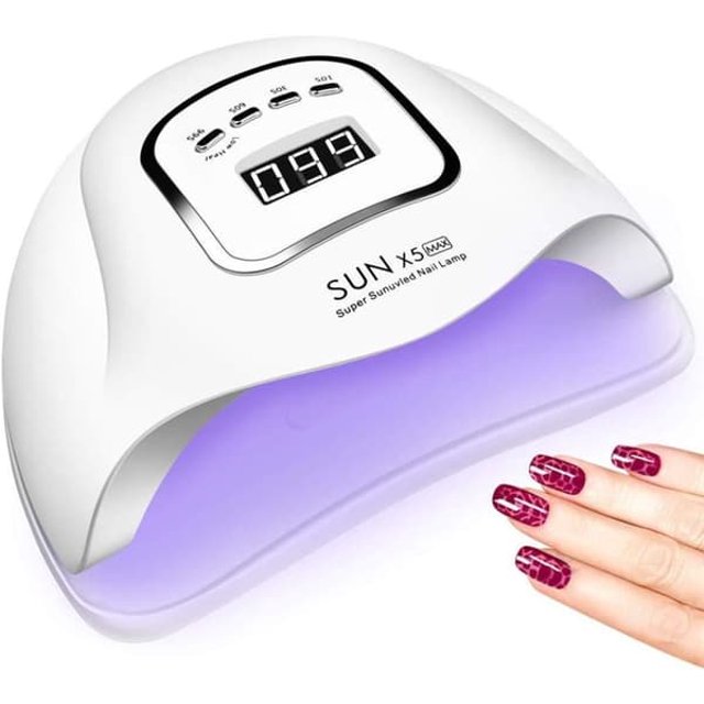 120W UV/LED Nail Lamp with 10s/30s/60s/99s