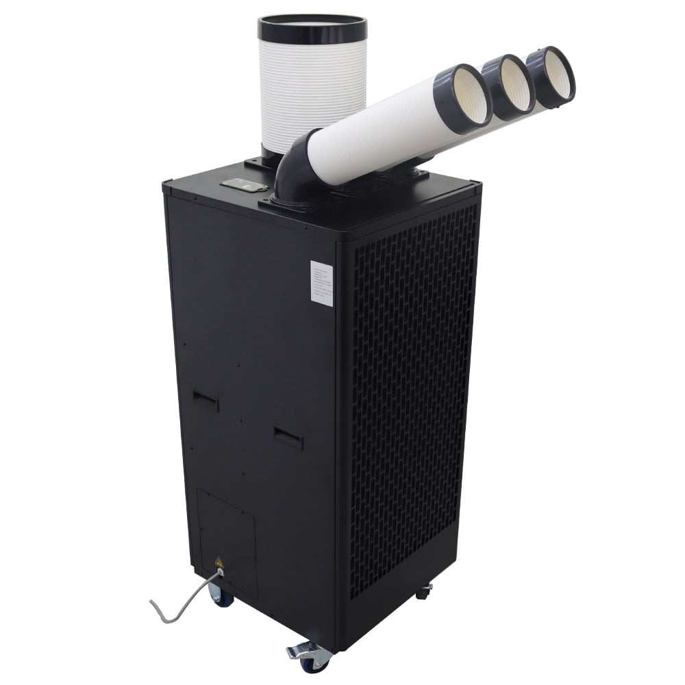 220V 3-Tubes Industrial Air Conditioner Mobile Spot Cooler Cooling Aircon 1000-1100m/h