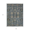 thumbnail image 3 of 9' X 12' Navy Blue Beige And Taupe Oriental Washable Indoor Outdoor Area Rug, 3 of 5