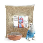 Morning Bird Japanese Millet Seed Bag 9 lbs - Healthy & Nutritious Pet Bird Food to Support Health & Immunity - Rich in Vitamins and Supplements – Ideal Bird Feed for All Seed Eating Birds