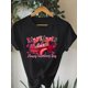 thumbnail image 2 of Valentine's Day Love Cartoon Car Print T-Shirt - Women's Short Sleeve Crew Neck Casual Top for Spring & Summer, 100% Cotton Tee For Adult, Men, Women, Teen, Teenager, Adolescent, Youth, 2 of 5